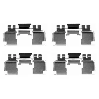 Kit d'accessoires, plaquette de frein à disque TEXTAR 82506400