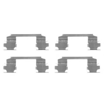 Kit d'accessoires, plaquette de frein à disque TEXTAR 82507400