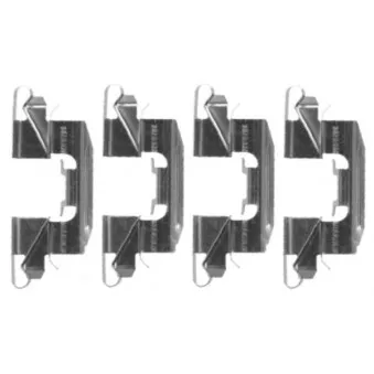 Kit d'accessoires, plaquette de frein à disque TEXTAR 82507700