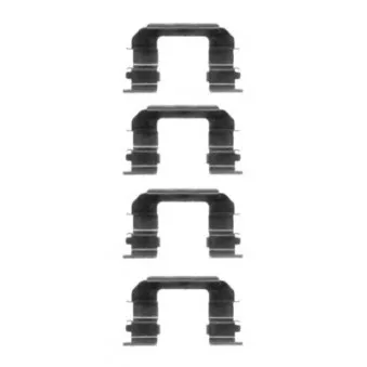 Kit d'accessoires, plaquette de frein à disque TEXTAR 82508400