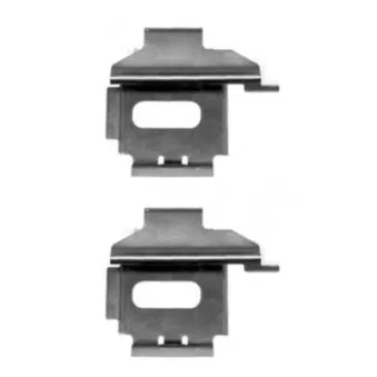 Kit d'accessoires, plaquette de frein à disque TEXTAR 82508600