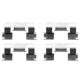 Kit d'accessoires, plaquette de frein à disque TEXTAR 82509300