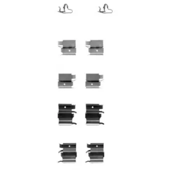 Kit d'accessoires, plaquette de frein à disque TEXTAR 82509500