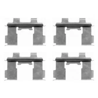 Kit d'accessoires, plaquette de frein à disque TEXTAR 82510000