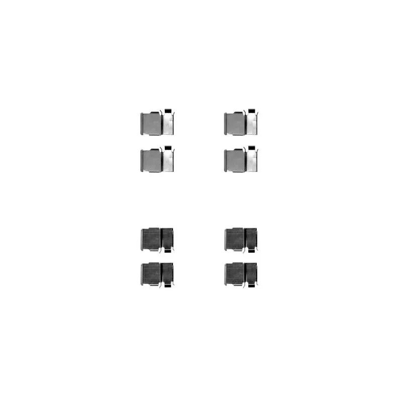 Kit d'accessoires, plaquette de frein à disque TEXTAR 82510200