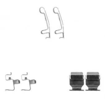 Kit d'accessoires, plaquette de frein à disque TEXTAR 82510300