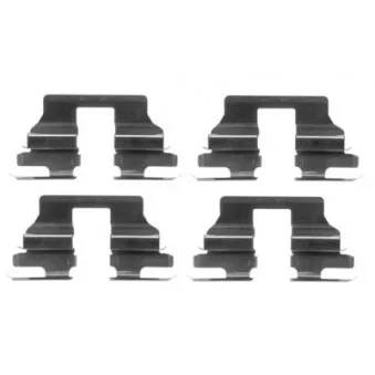 Kit d'accessoires, plaquette de frein à disque TEXTAR 82510500
