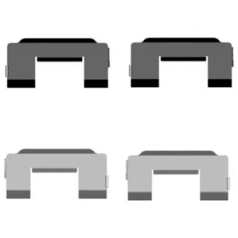 Kit d'accessoires, plaquette de frein à disque TEXTAR 82510700