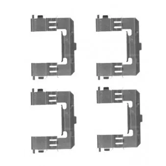 Kit d'accessoires, plaquette de frein à disque TEXTAR 82511700