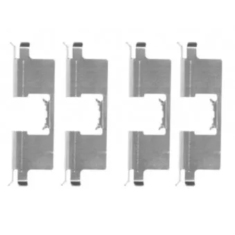 Kit d'accessoires, plaquette de frein à disque TEXTAR 82512500