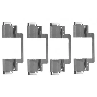 Kit d'accessoires, plaquette de frein à disque TEXTAR 82513000