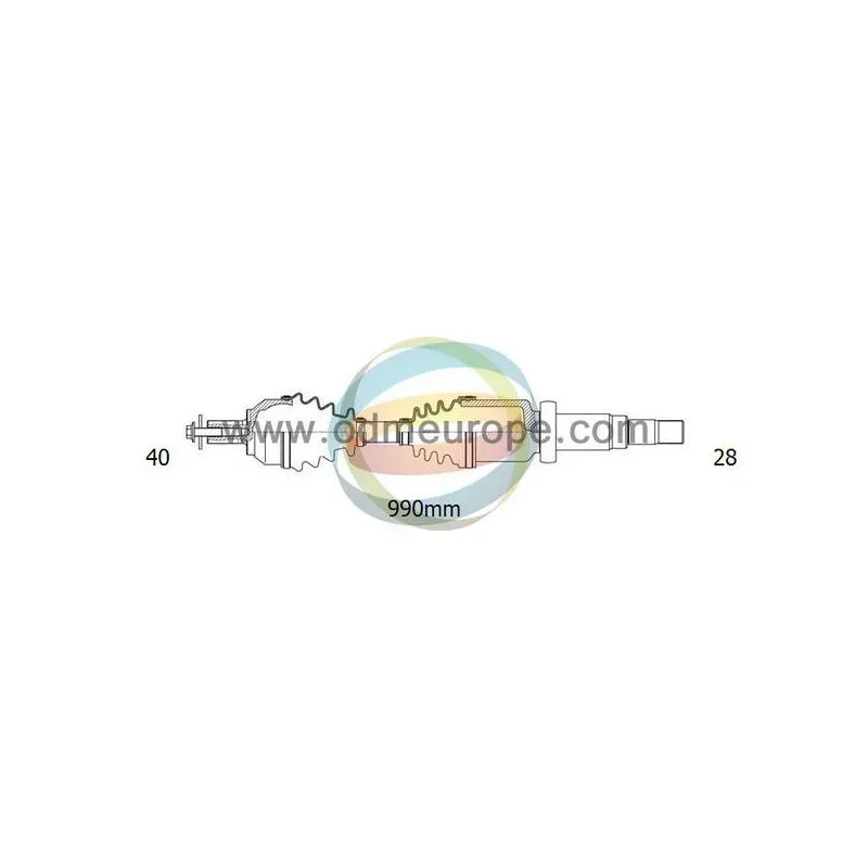Arbre de transmission ODM-MULTIPARTS 18-152320