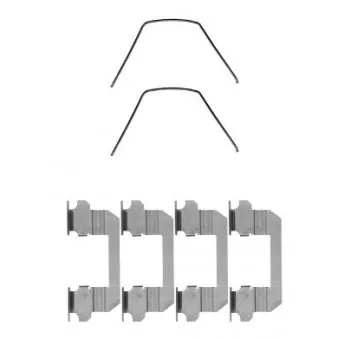 Kit d'accessoires, plaquette de frein à disque TEXTAR 82513800