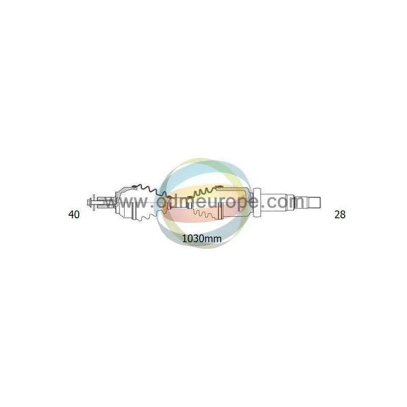 Arbre de transmission ODM-MULTIPARTS 18-152330