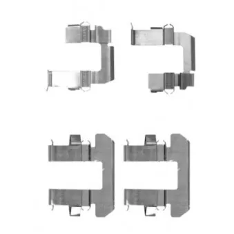 Kit d'accessoires, plaquette de frein à disque TEXTAR 82516800