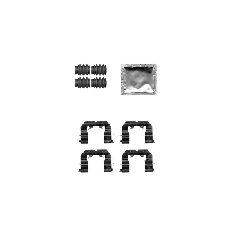 Kit d'accessoires, plaquette de frein à disque TEXTAR 82517300