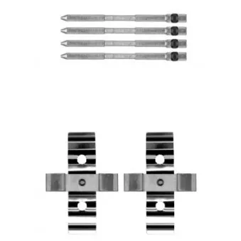 Kit d'accessoires, plaquette de frein à disque TEXTAR 82518000