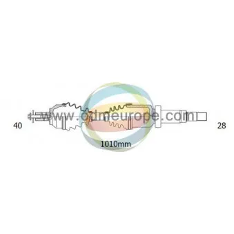 Arbre de transmission ODM-MULTIPARTS 18-152360