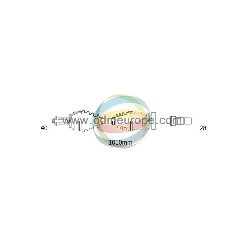 Arbre de transmission ODM-MULTIPARTS 18-152360