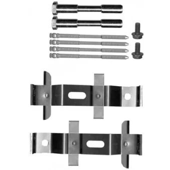 Kit d'accessoires, plaquette de frein à disque TEXTAR 82539200