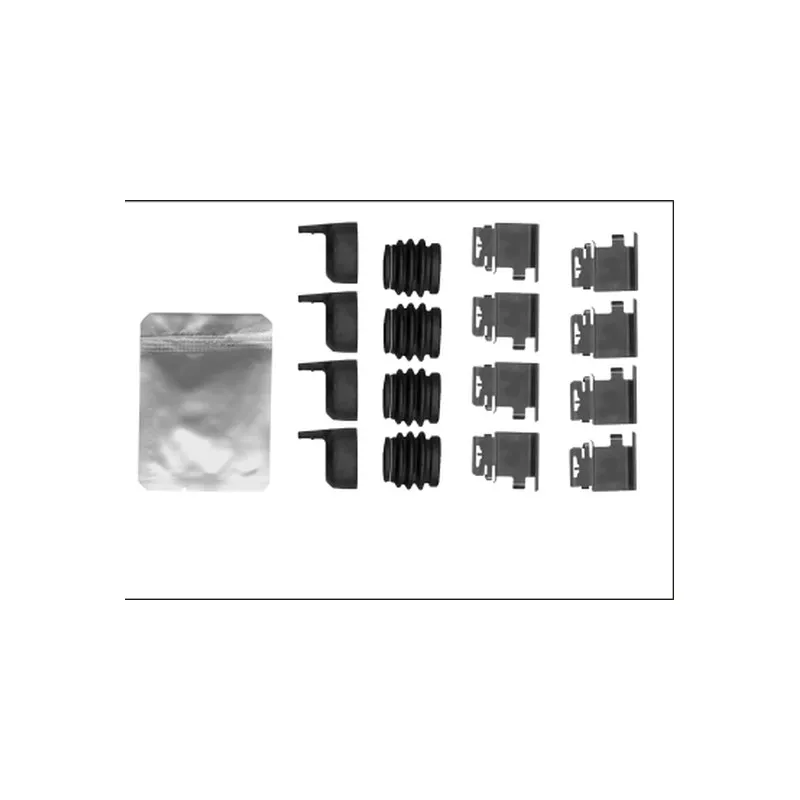 Kit d'accessoires, plaquette de frein à disque TEXTAR 82539300