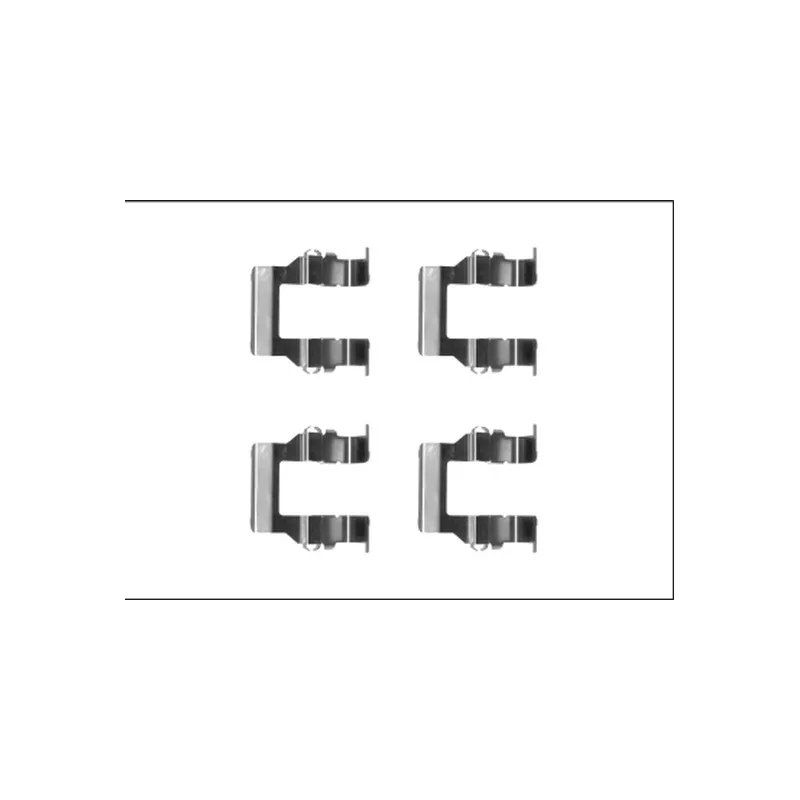 Kit d'accessoires, plaquette de frein à disque TEXTAR 82540000