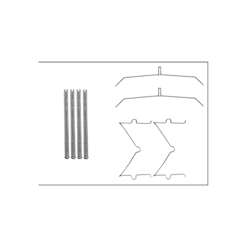 Kit d'accessoires, plaquette de frein à disque TEXTAR 82540100