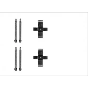 Kit d'accessoires, plaquette de frein à disque TEXTAR 82540800