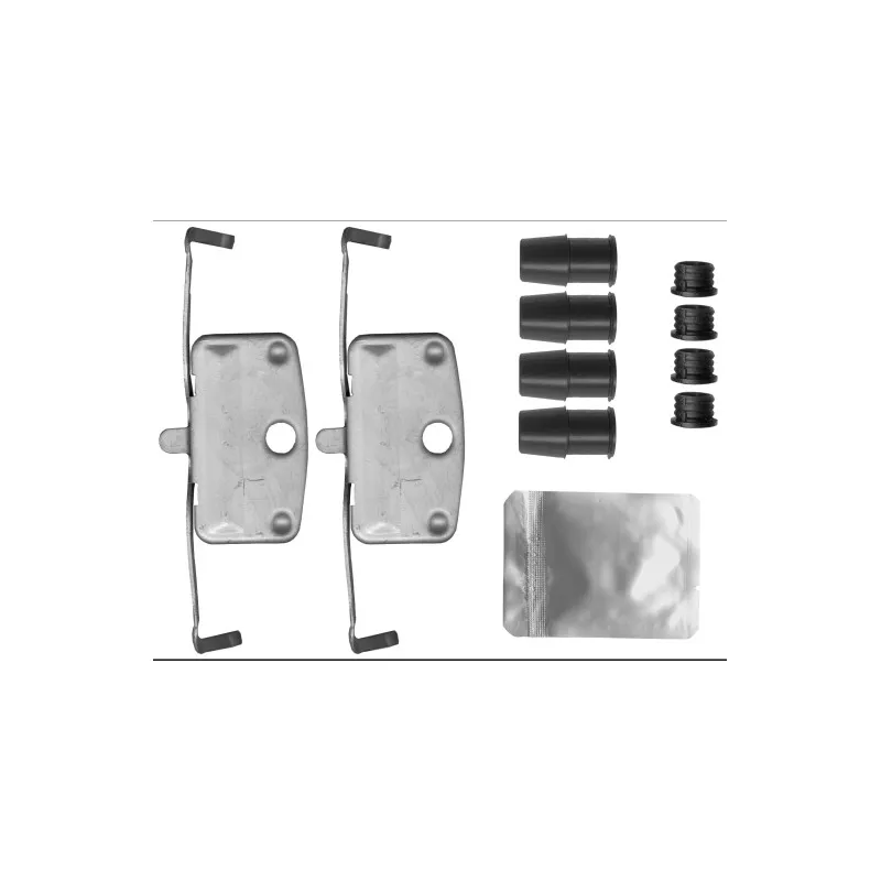 Kit d'accessoires, étrier de frein TEXTAR 82541200