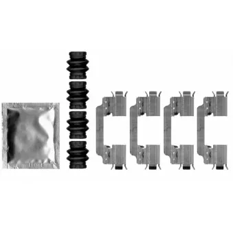 Kit d'accessoires, plaquette de frein à disque TEXTAR 82541700
