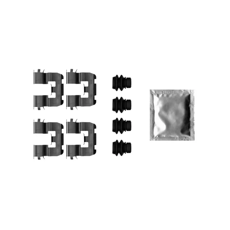 Kit d'accessoires, plaquette de frein à disque TEXTAR 82542800