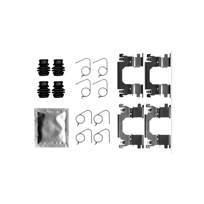 Kit d'accessoires, plaquette de frein à disque TEXTAR 82543200