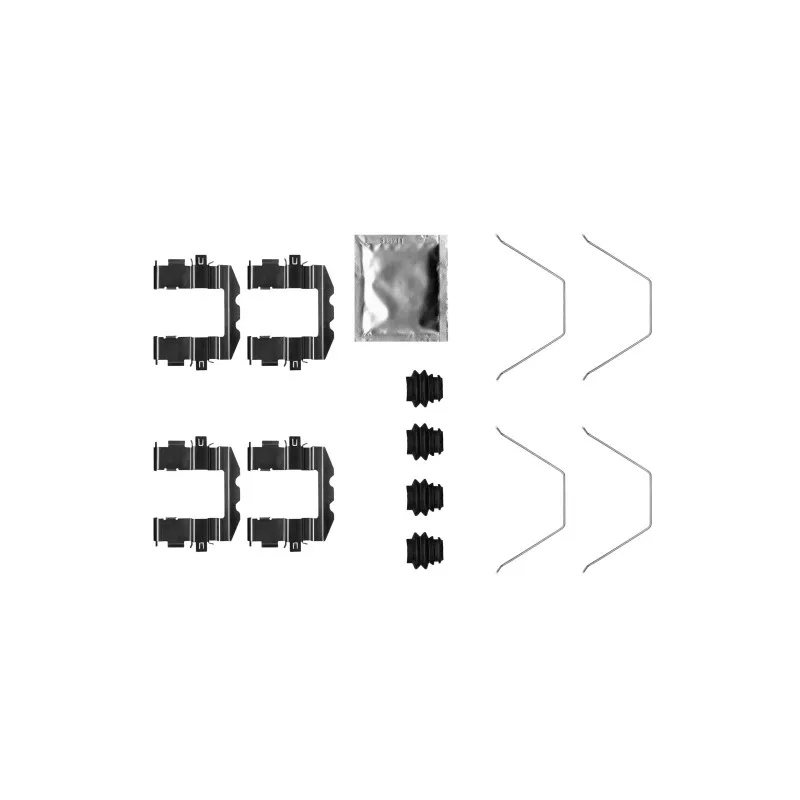 Kit d'accessoires, plaquette de frein à disque TEXTAR 82543600