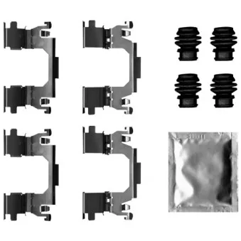 Kit d'accessoires, plaquette de frein à disque TEXTAR 82543800