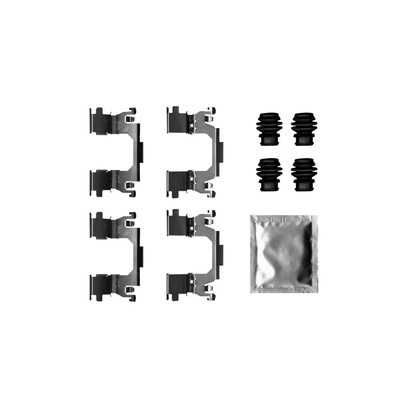 Kit d'accessoires, plaquette de frein à disque TEXTAR 82543800