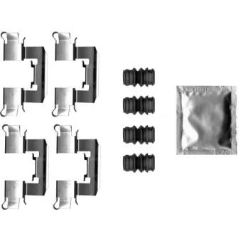 Kit d'accessoires, plaquette de frein à disque TEXTAR 82543900