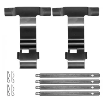 Kit d'accessoires, plaquette de frein à disque TEXTAR 82544200