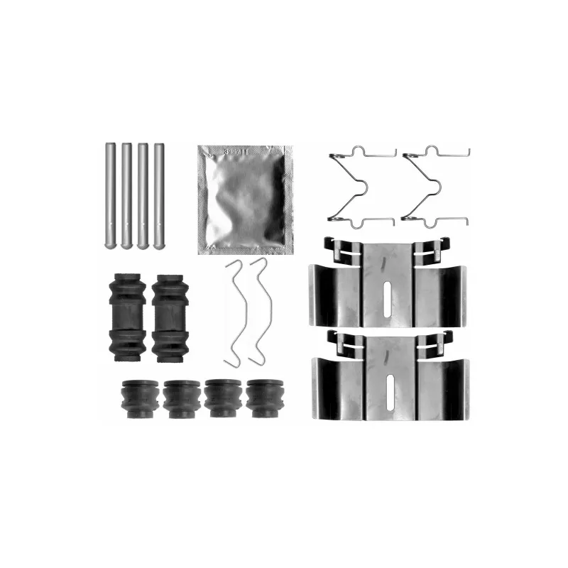 Kit d'accessoires, plaquette de frein à disque TEXTAR 82544700