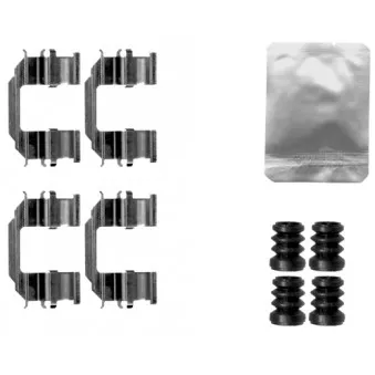 Kit d'accessoires, plaquette de frein à disque TEXTAR 82544800