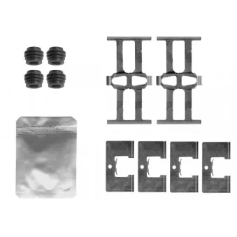 Kit d'accessoires, plaquette de frein à disque TEXTAR 82545100