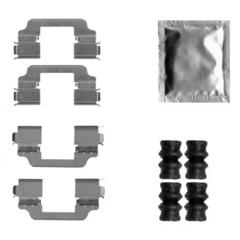 Kit d'accessoires, plaquette de frein à disque TEXTAR 82545300
