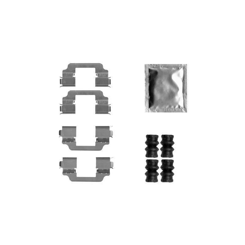 Kit d'accessoires, plaquette de frein à disque TEXTAR 82545300