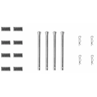 Kit d'accessoires, plaquette de frein à disque TEXTAR 82545600