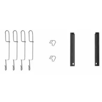 Kit d'accessoires, plaquette de frein à disque TEXTAR 82545900