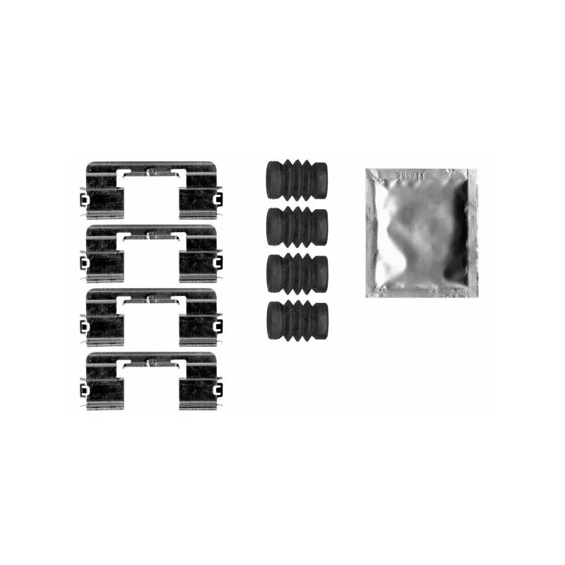 Kit d'accessoires, plaquette de frein à disque TEXTAR 82546100