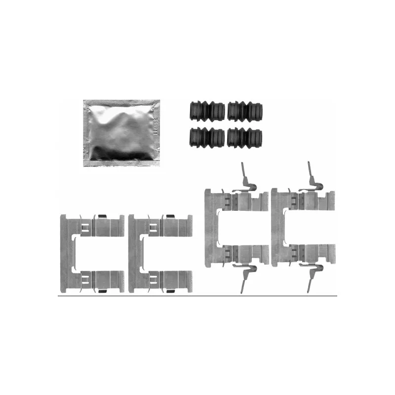 Kit d'accessoires, plaquette de frein à disque TEXTAR 82546400