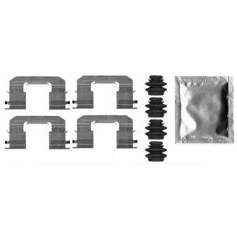 Kit d'accessoires, plaquette de frein à disque TEXTAR 82546600