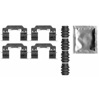 Kit d'accessoires, plaquette de frein à disque TEXTAR 82547300