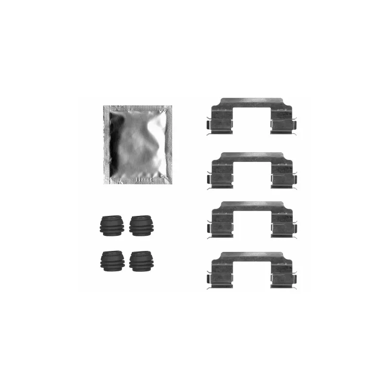 Kit d'accessoires, plaquette de frein à disque TEXTAR 82547900