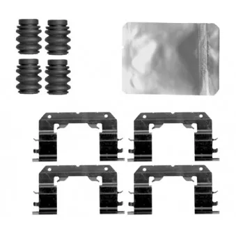 Kit d'accessoires, plaquette de frein à disque TEXTAR 82548000